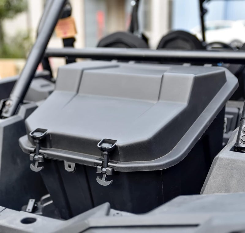 SAUTVS صندوق تخزين كارجو مع قفل مطاطي لسيارات بولاريس RZR 900 / XP 1000 / XP 4 1000 / S 2014-2021 (2PCS، بديل #5415701) - Image 4